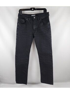 BARABAS Jeans Mens 32 Black Denim (32x29)